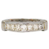 14k White Gold Wedding Band with Diamonds -  - State Street Jewelry and Loan