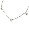 14K White Gold chain with Flowers -  - State Street Jewelry and Loan