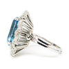 14K White Gold Aquamarine/Diamond Ring -  - State Street Jewelry and Loan
