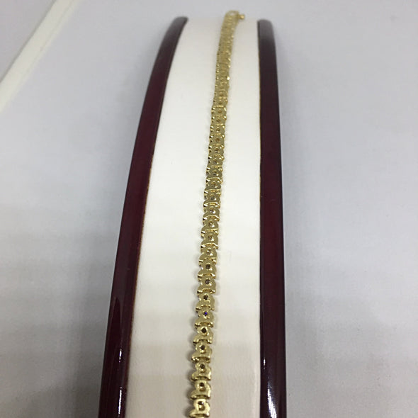 10K Yellow Gold Diamond Tennis Bracelet -  - State Street Jewelry and Loan