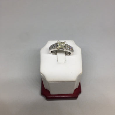 14k White Gold and Diamonds Engagement Ring -  - State Street Jewelry and Loan
