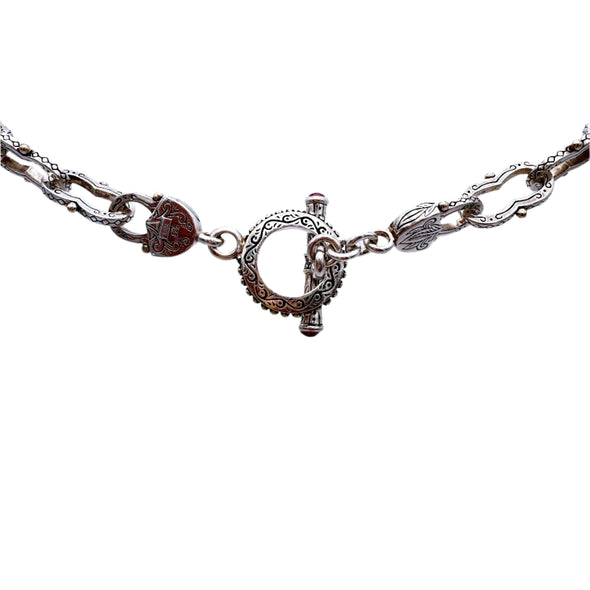 Sterling Silver Chain with Toggle Clasp