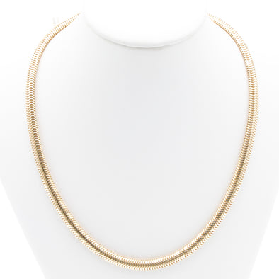 14K Yellow Gold Snake Chain Link