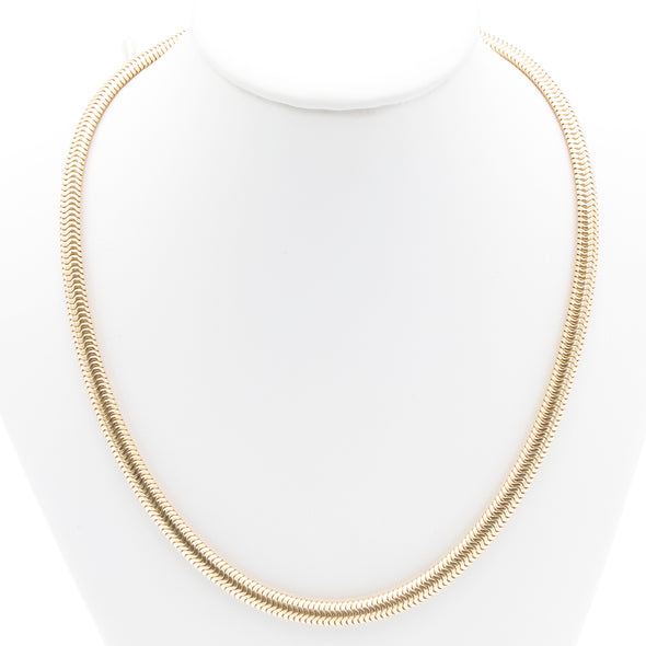 14K Yellow Gold Snake Chain Link