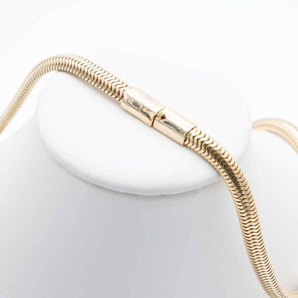 14K Yellow Gold Snake Chain Link