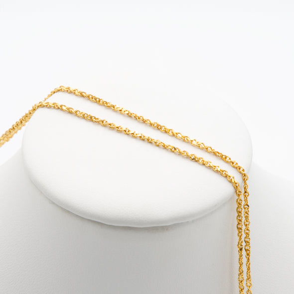 24K Rope Link Chain