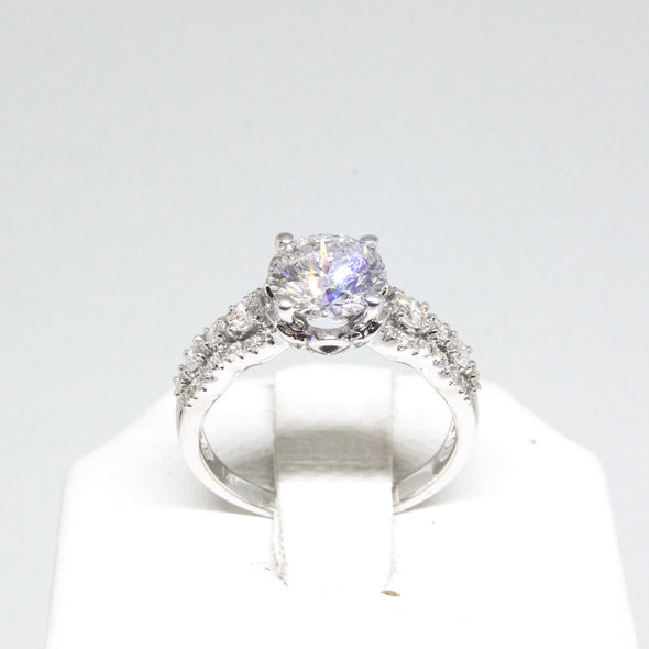 Engagement Ring with 1.54 Carat D Color Round Diamond -  - State Street Jewelry and Loan