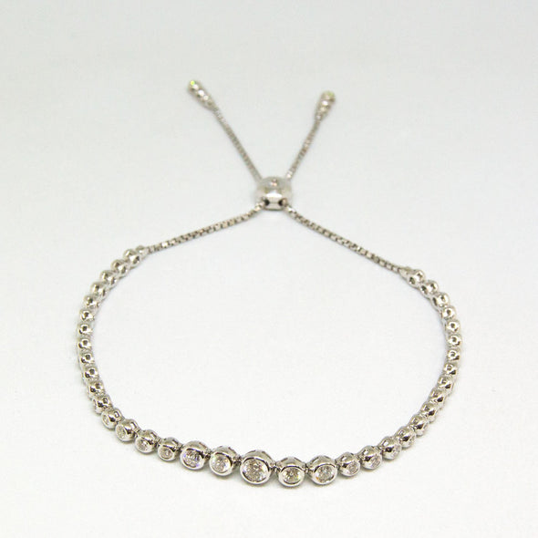 14k White Gold Diamond Bracelet -  - State Street Jewelry and Loan