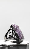 925 Sterling Silver Ring With Lavender Quartz