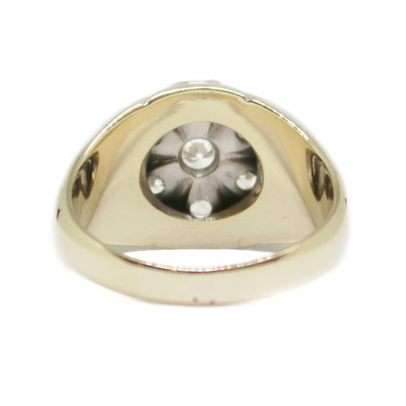 14k Yellow Gold Men's Ring with 1.5ctw Diamonds -  - State Street Jewelry and Loan