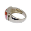 Sterling Silver Ring with Orange and Pink Mosaic -  - State Street Jewelry and Loan