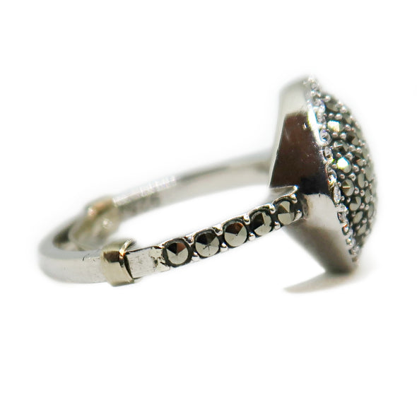 Sterling Silver Ring with Grey Multi Stones -  - State Street Jewelry and Loan
