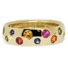 18k Yellow Gold Ring with Multi Color Stones -  - State Street Jewelry and Loan