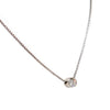 14K White Gold Diamond pendant w/ chain -  - State Street Jewelry and Loan