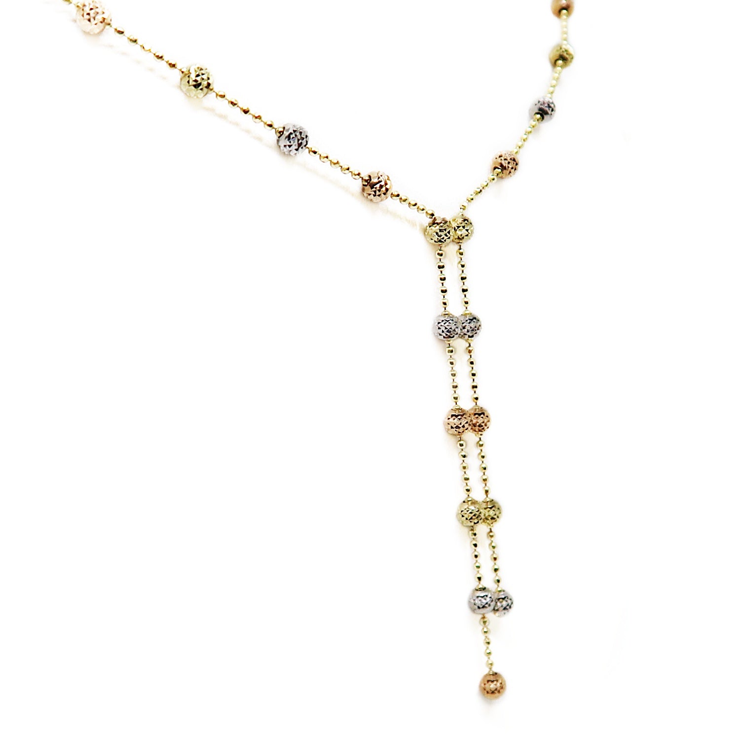 Rosary Necklace, Gold Rosary Necklaces ,Catholic Jewelry Plain Cross – LB  Diamond Store