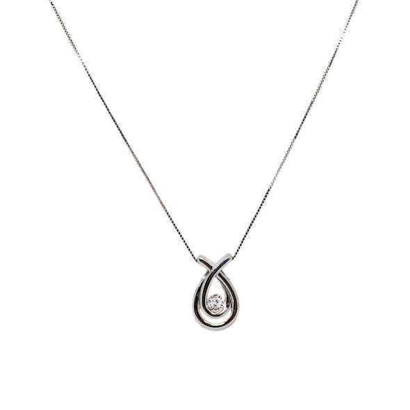 10K White Gold Fish Diamond Necklace -  - State Street Jewelry and Loan