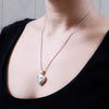 14K Yellow Gold Diamond Heart Necklace -  - State Street Jewelry and Loan