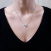 14KWG Diamond Heart Necklace -  - State Street Jewelry and Loan
