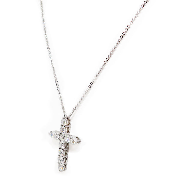 18K Diamond Cross Necklace -  - State Street Jewelry and Loan