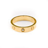 Cartier Love Wedding Ring Band 1 Diamond Yellow Gold 18kt