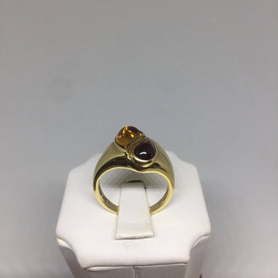 14K Citrine and Garnet Ladies Ring -  - State Street Jewelry and Loan