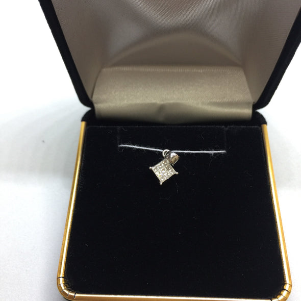 14K White Gold Diamond Pendant -  - State Street Jewelry and Loan