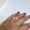 14k White Gold Cluster Diamond Engagement Ring -  - State Street Jewelry and Loan